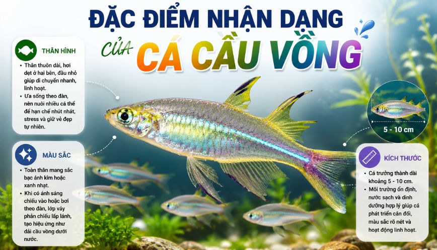 Đặc điểm nhận dạng của giống cầu vồng