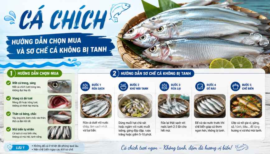 Hướng dẫn chọn mua và sơ chế cá không bị tanh