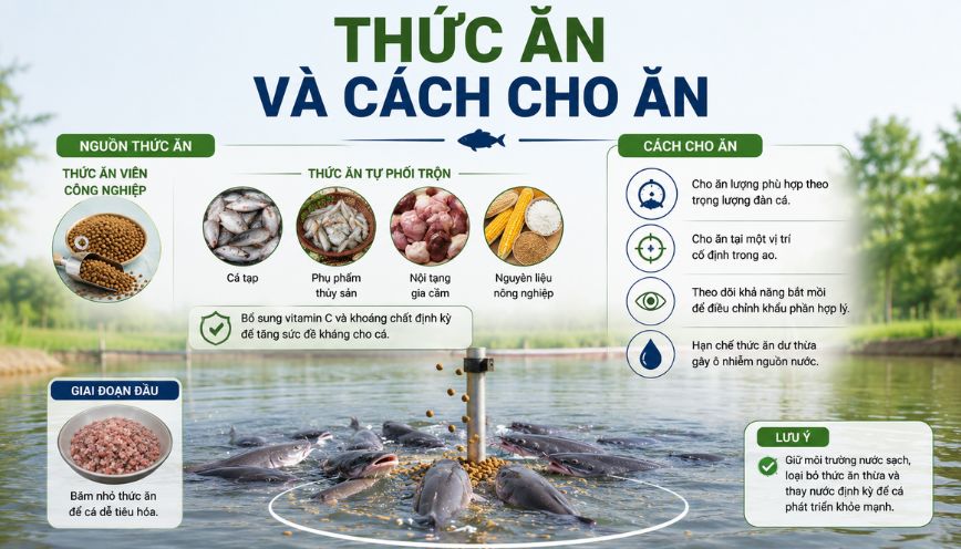 Thức ăn và cách cho ăn
