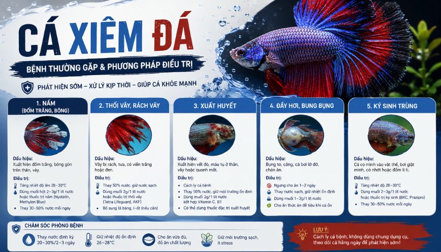 Bệnh thường gặp và phương pháp điều trị nhanh gọn