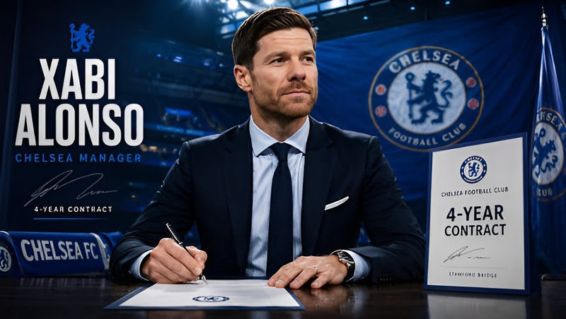 Tính đến tháng 8/2026, Xabi Alonso là HLV trưởng Chelsea và đang xây dựng đội bóng hướng tới mùa Premier League 2026/27.